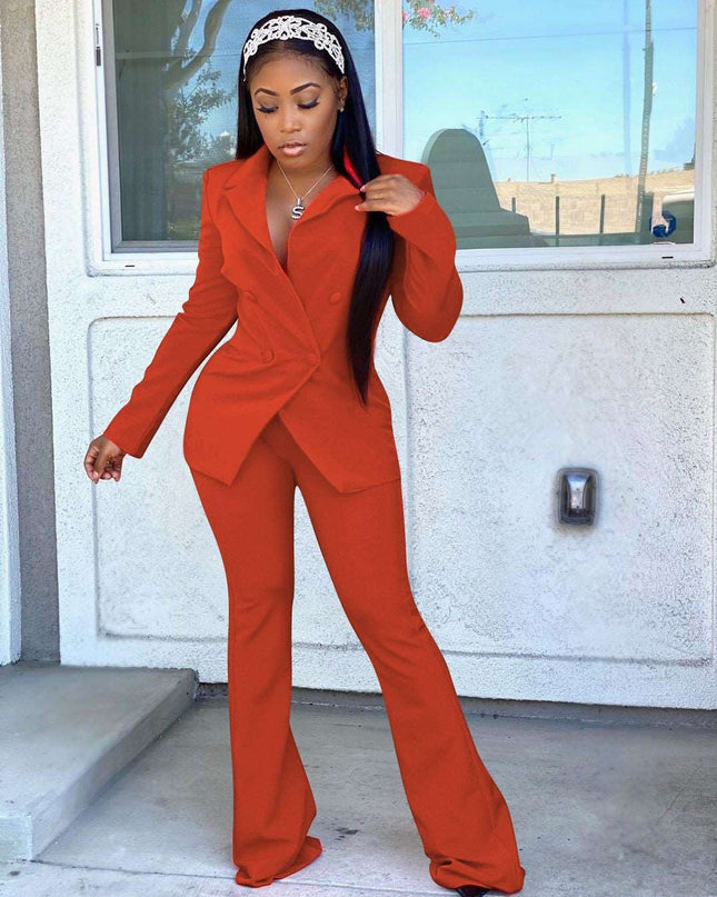 Fashion Casual Solid Color Suit - Here 4 you