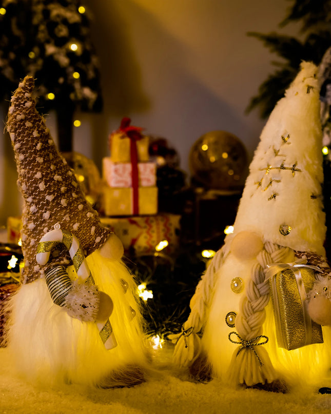 Light-Up Christmas Gnome Decoration™