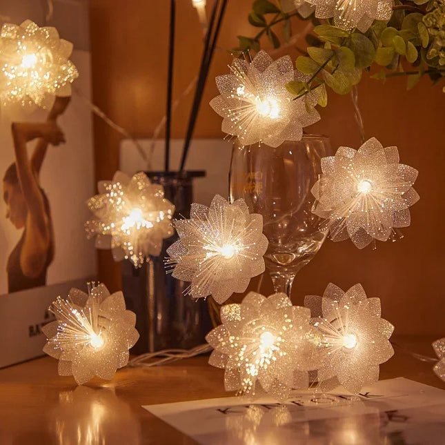 2/3M LED Fiber GlowBloom™ Fairy Lights