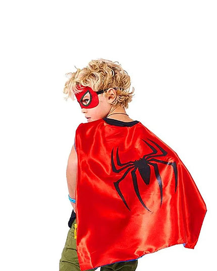 Halloween Superhero Cape & Mask Costume Set™