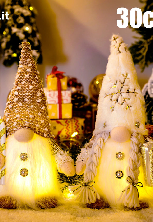 Light-Up Christmas Gnome Decoration™