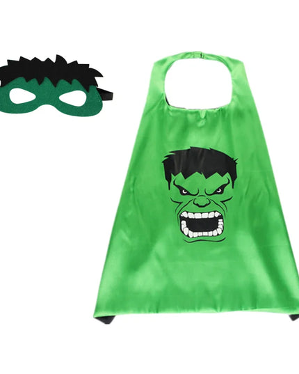 Halloween Superhero Cape & Mask Costume Set™