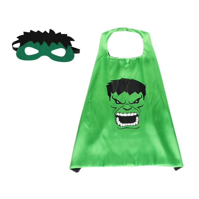 Halloween Superhero Cape & Mask Costume Set™