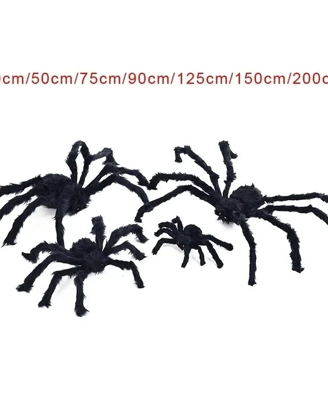 1/3pcs Giant Black Spider Halloween Decorations™
