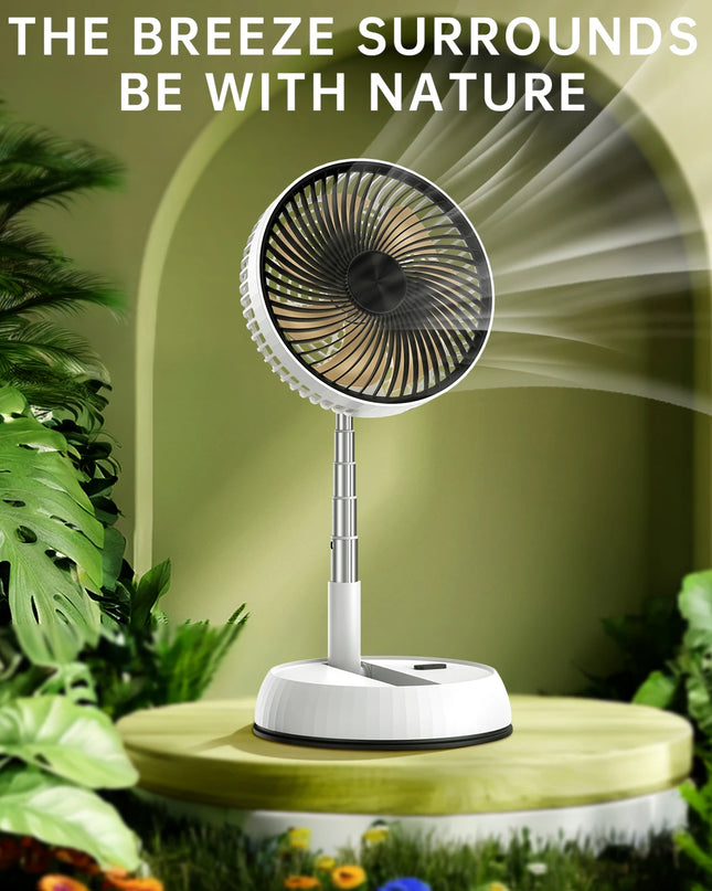 6000mAh Portable Folding Rechargeable Fan™