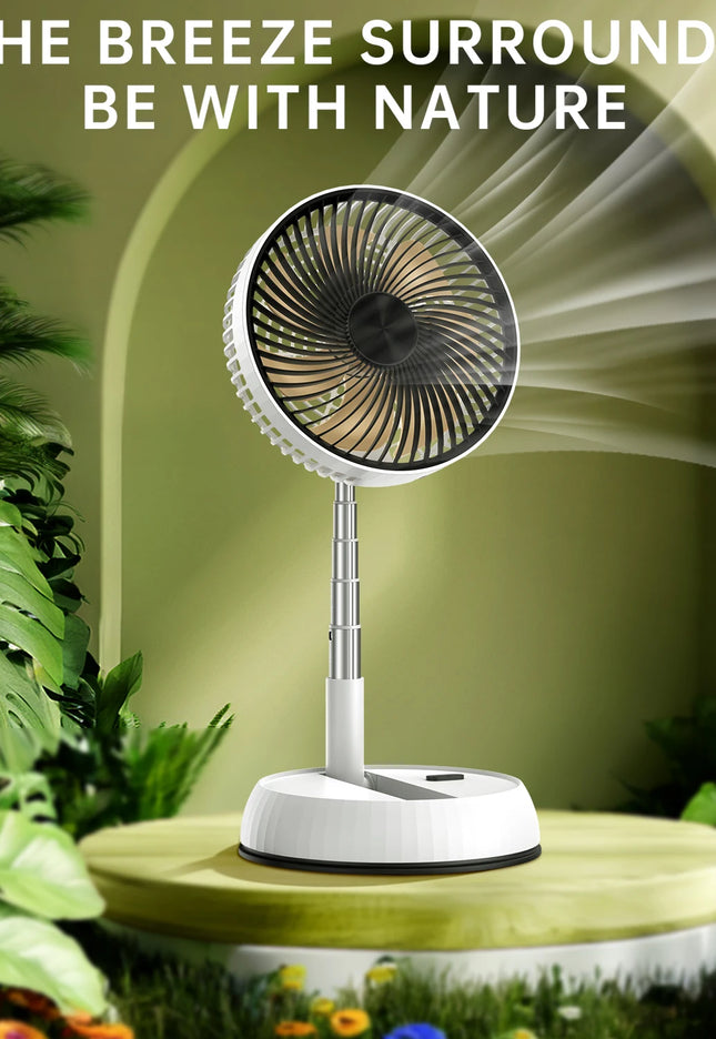 6000mAh Portable Folding Rechargeable Fan™