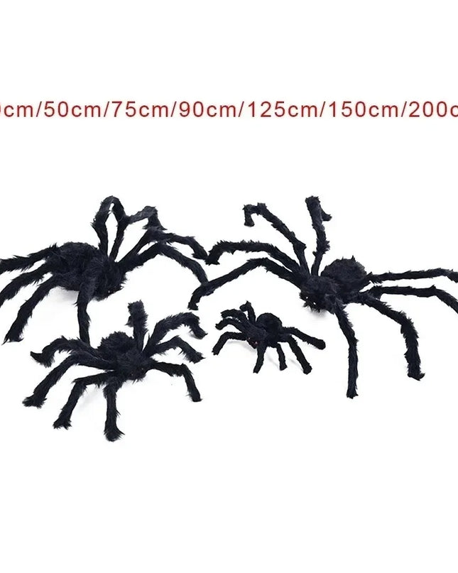 1/3pcs Giant Black Spider Halloween Decorations™