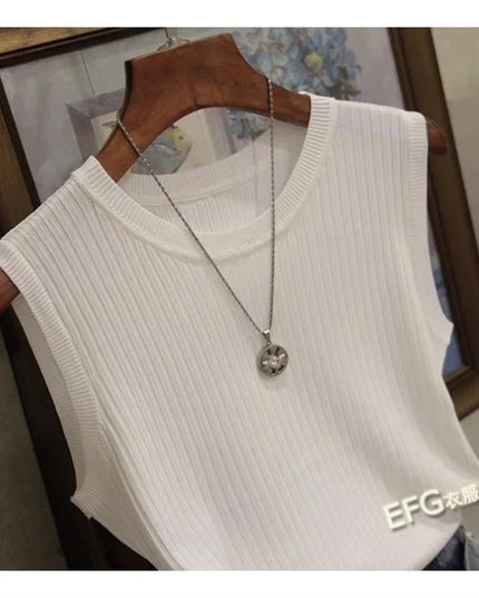 Summer Knitted Sleeveless Blouse™