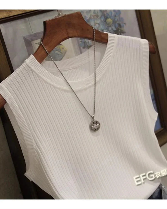 Summer Knitted Sleeveless Blouse™