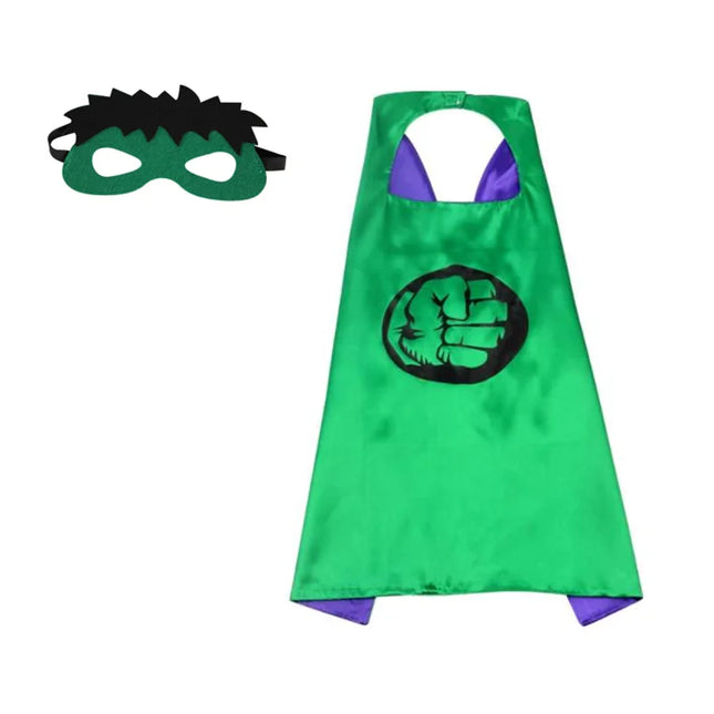 Halloween Superhero Cape & Mask Costume Set™