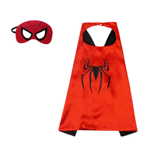 Halloween Superhero Cape & Mask Costume Set™