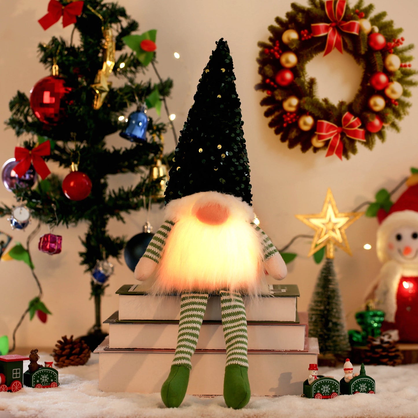 Light-Up Christmas Gnome Decoration™
