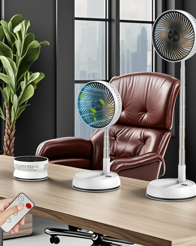 6000mAh Portable Folding Rechargeable Fan™