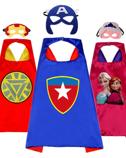 Halloween Superhero Cape & Mask Costume Set™