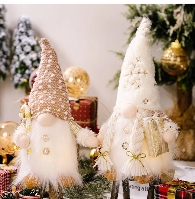 Light-Up Christmas Gnome Decoration™