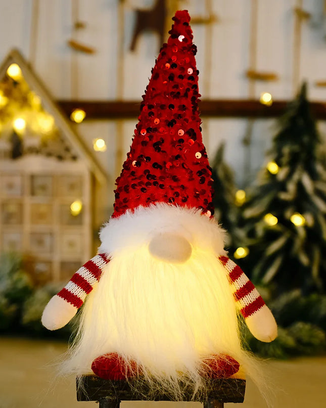 Light-Up Christmas Gnome Decoration™