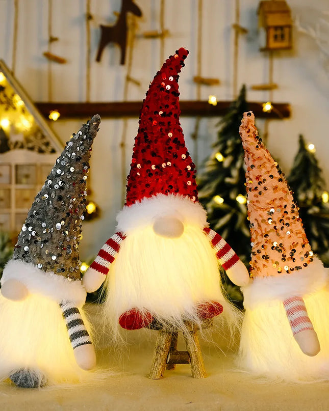 Light-Up Christmas Gnome Decoration™