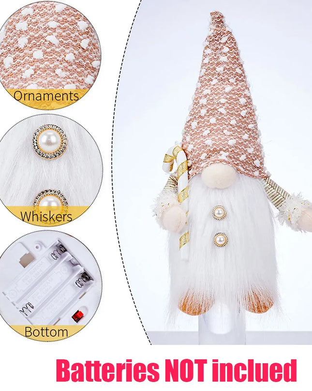 Light-Up Christmas Gnome Decoration™