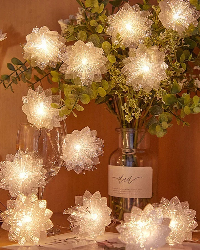 2/3M LED Fiber GlowBloom™ Fairy Lights