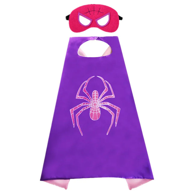 Halloween Superhero Cape & Mask Costume Set™