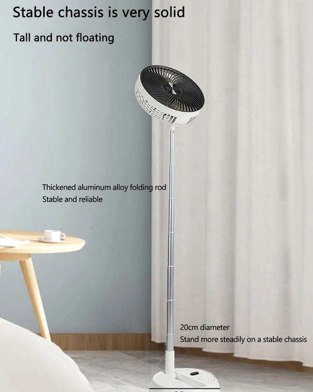 6000mAh Portable Folding Rechargeable Fan™