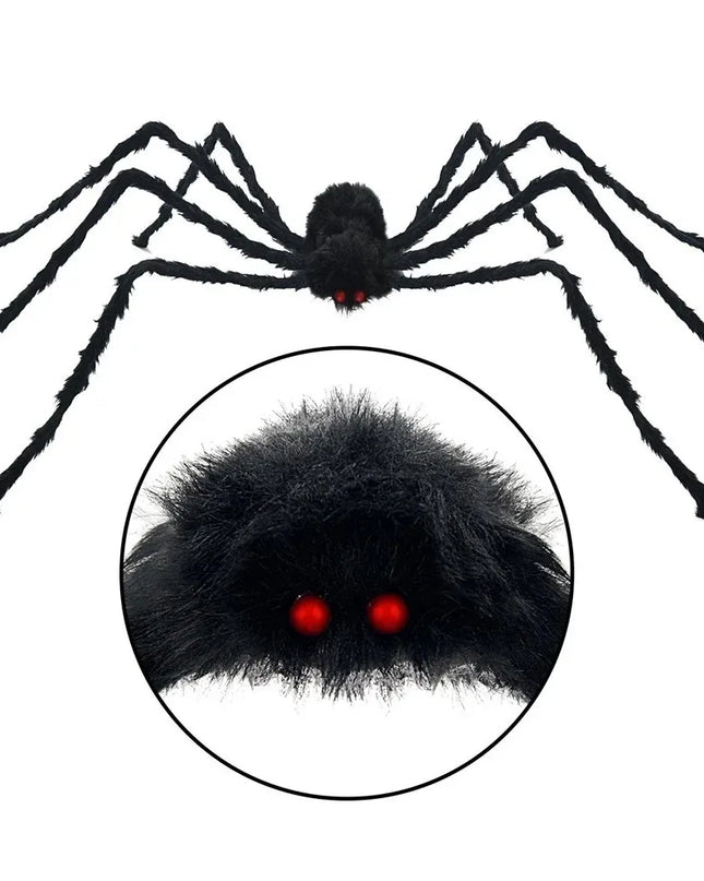 1/3pcs Giant Black Spider Halloween Decorations™