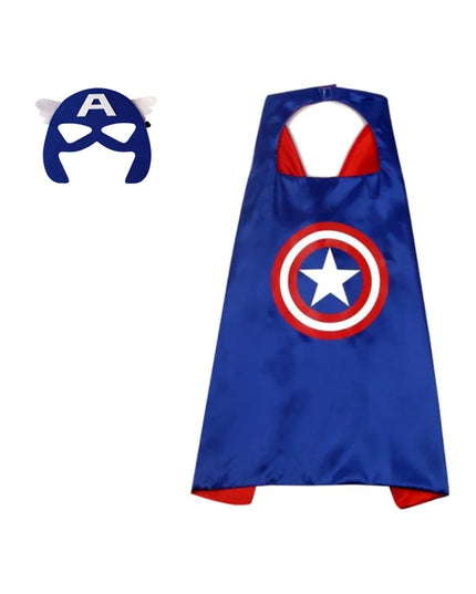 Halloween Superhero Cape & Mask Costume Set™