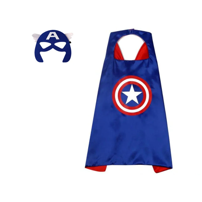 Halloween Superhero Cape & Mask Costume Set™