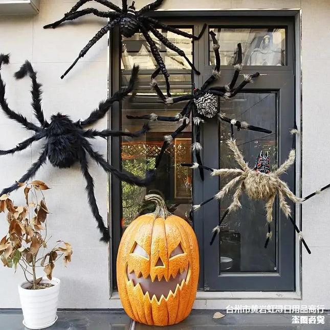 1/3pcs Giant Black Spider Halloween Decorations™