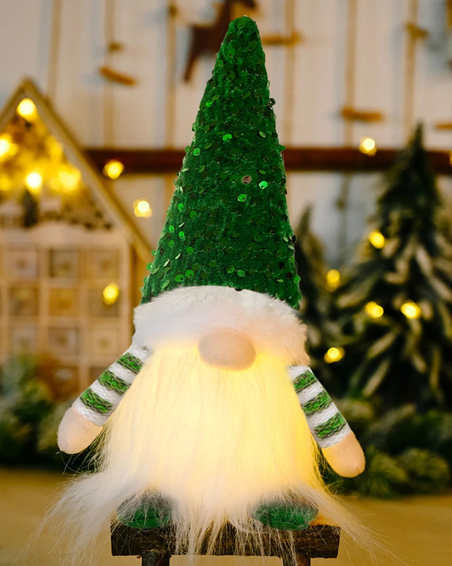 Light-Up Christmas Gnome Decoration™