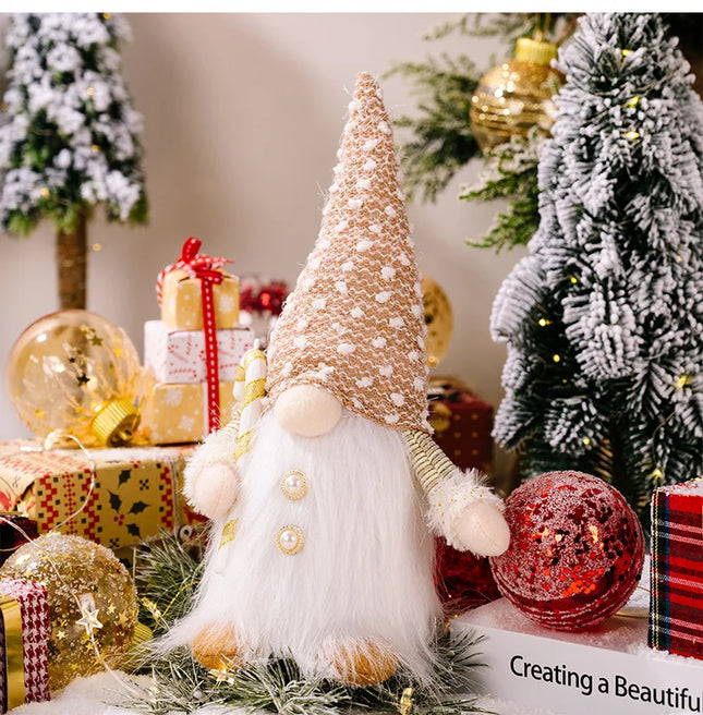 Light-Up Christmas Gnome Decoration™