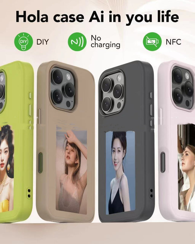 Four-color E-ink Screen Projection Screen DIY Phone Case