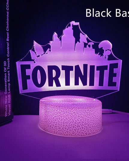 Usb Plug-in Remote Control 3D Ambient Night Light - Here 4 you