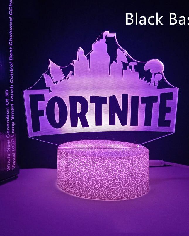 Usb Plug-in Remote Control 3D Ambient Night Light - Here 4 you