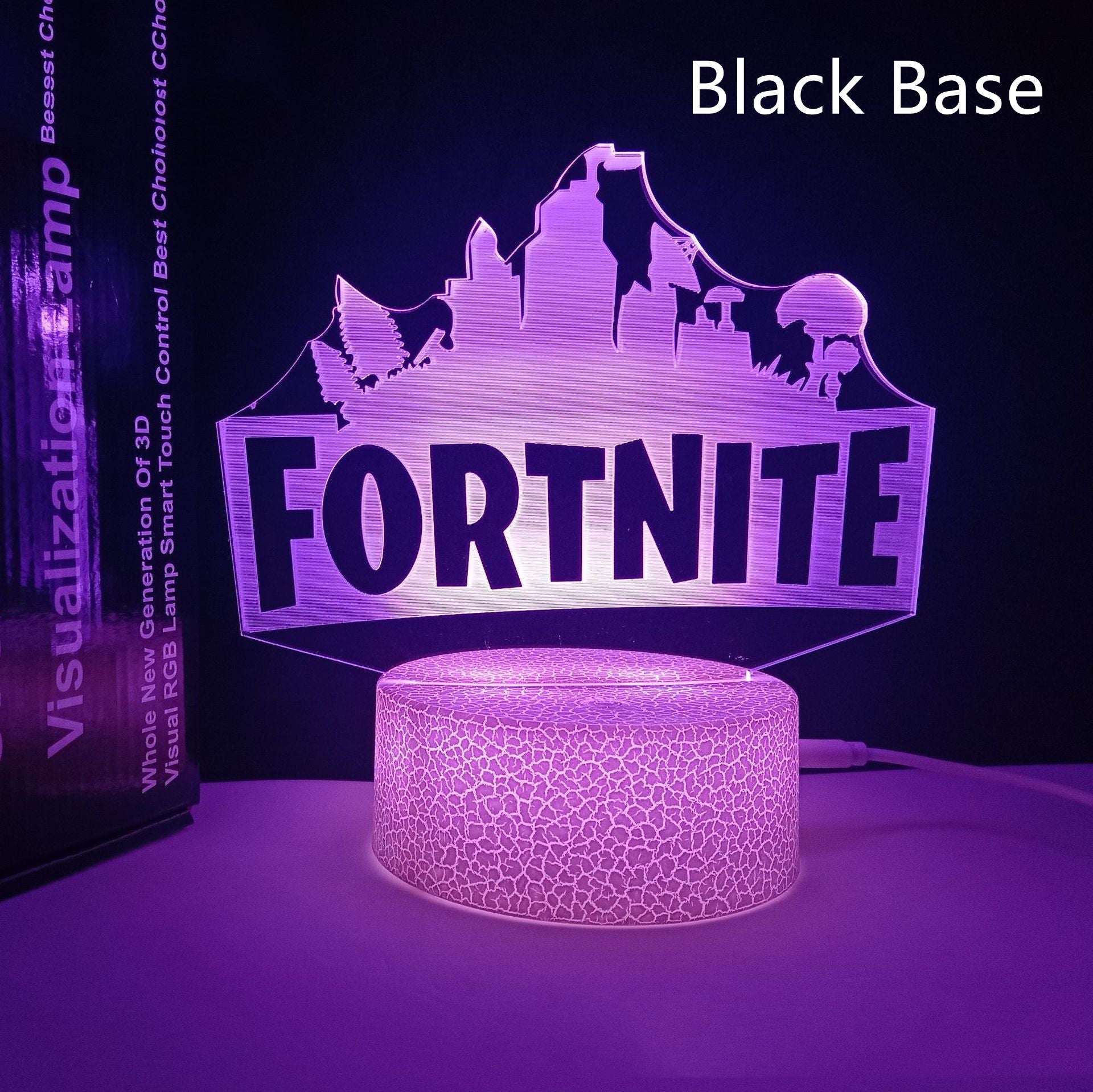 Usb Plug-in Remote Control 3D Ambient Night Light - Here 4 you