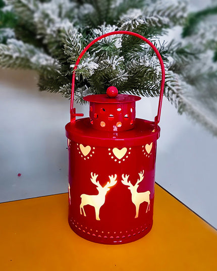 Christmas Candle Lights LED Small Lanterns Wind Lights Electronic Candles Nordic Style Creative Holiday Decoration Decorations