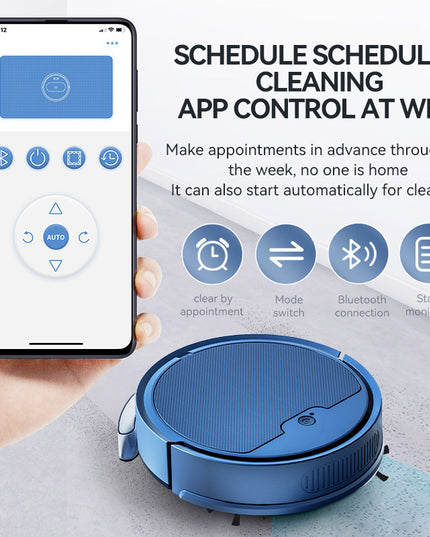 BowAI 3 In 1 Smart Sweeping Robot Home Mini Sweeper Sweeping And Vacuuming Wireless Vacuum Cleaner Sweeping Robots For Home Use