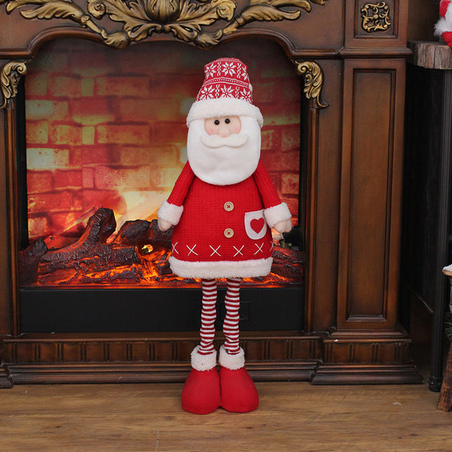 Christmas Decorations For Home Big Santa Claus Doll Children Xmas Gift Christmas Tree Decor