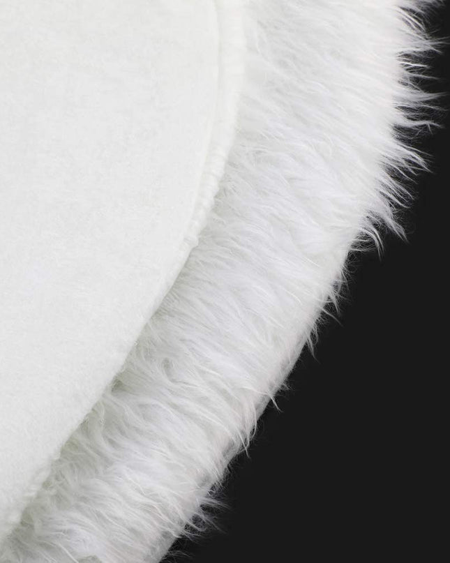 White Christmas Tree Skirt Plush Faux Fur Xmas Tree Merry Christmas Tree Decorations Navidad Home Decor