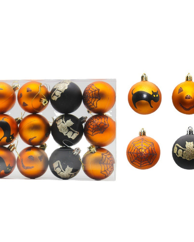 Halloween Decorations 6cm Painted Matte