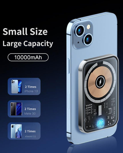 Transparent Magnetic Power Bank 22.5W Fast Charge