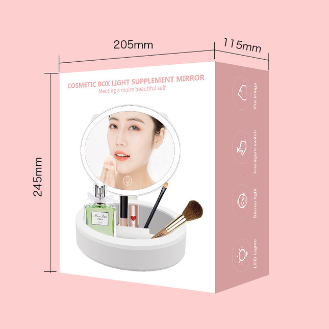 Girls LED Makeup Mirror Desktop - Here 4 you