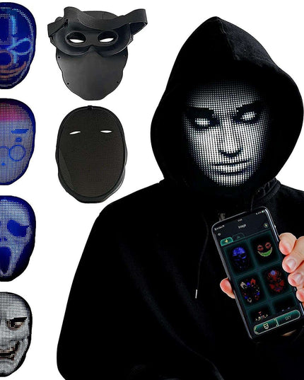 Halloween LED Luminous Face Masks - Here 4 you