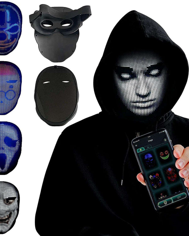 Halloween LED Luminous Face Masks - Here 4 you