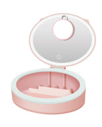 Pink suction cup magnifier