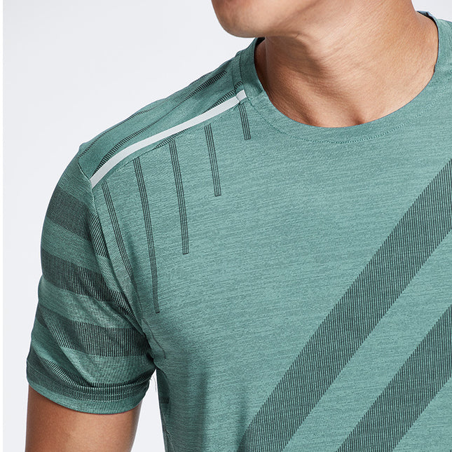 Workout Clothes Men's Short-sleeved Shirt Sports Suit Breathable T-shirt - Here 4 you
