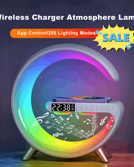 2023 G Shape LED Lamp Bluetooth speaker - Here 4 you