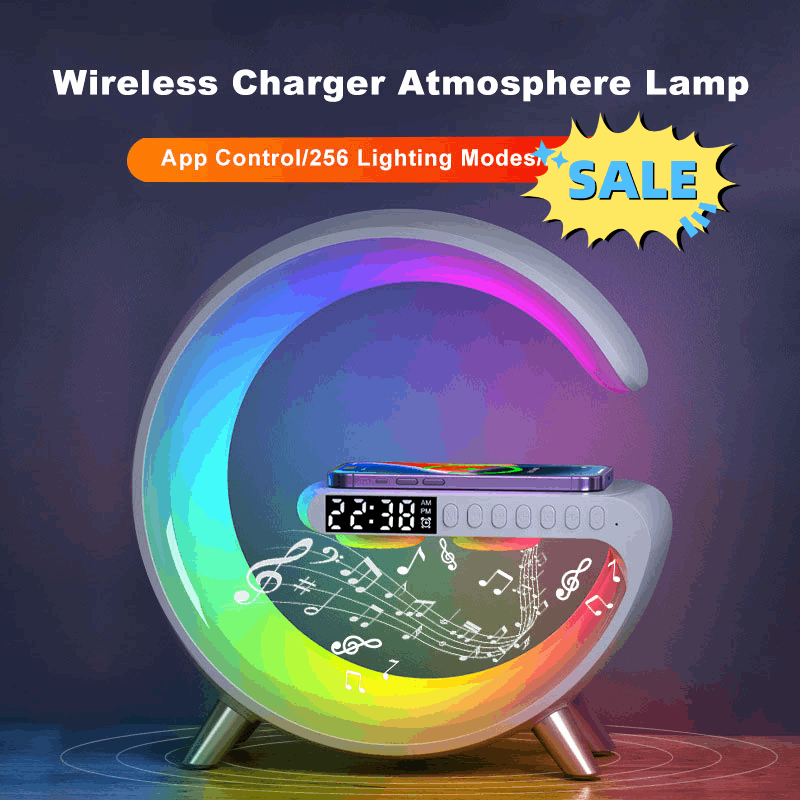 2023 G Shape LED Lamp Bluetooth speaker - Here 4 you