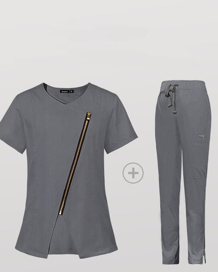 Short Sleeve Elastic Nurse Suit