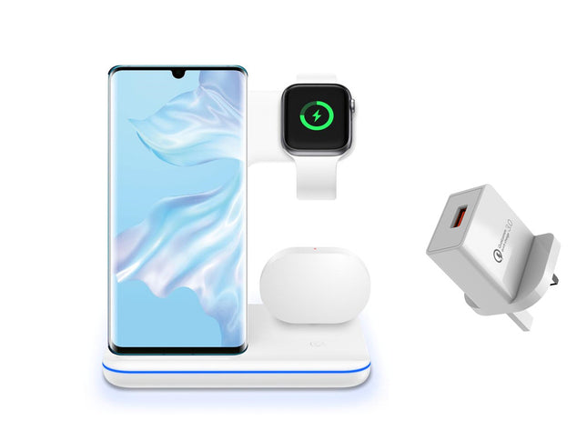 3 In 1 Compatible Wireless Mobile Phone Charger - Here 4 you